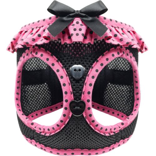 American River Choke Free Dog Harness Polka Dot Collection