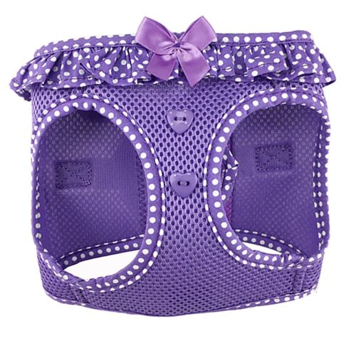 American River Choke Free Dog Harness Polka Dot Collection